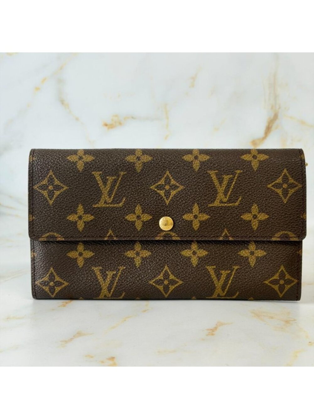 Louis Vuitton Monogram Portefeuille Sarah Wallet - Picture 2 of 15